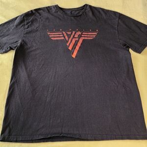 Van Halen Navy Blue Tshirt With Graphic Size 3X
